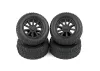 Associated SC28 Wheels + Tyres Mounted