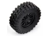 Associated Mt28 Wheels + Tyres Mounted (F + R)