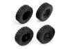 Associated MT28 Wheels + Tyres Mounted (F + R)