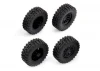 Associated Mt28 Wheels + Tyres Mounted (F + R)