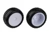 Team Associated Reflex 14 Wide Mini Pin Tyres - Mounted White