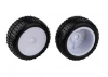 Team Associated Reflex 14 Wide Mini Pin Tyres - Mounted White