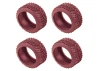 Team Associated Nano Sport Pin Tyres Red (4)
