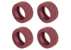 Team Associated Nano Sport Radial Tyres Red (4)