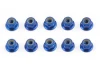 Associated Factory Team Blue M4 Locknuts (10)