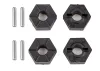 Team Associated Rival MT10 Wheel Hexes 12mm