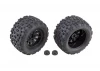 Team Associated Rival MT10 Black Method Wheels/Tyres Mounted