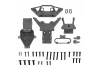 Team Associated Rival MT10 FT Skid Plates - Grey