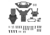 Team Associated Rival MT10 FT Skid Plates - Grey