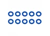 Associated Ballstud Washers 5.5 X 0.5mm Blue Aluminium (10)
