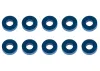 Associated Washers 7.8 X 3.5 X 2.0mm Blue Aluminium (10)