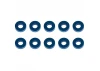 Associated Washers 7.8 X 3.5 X 2.0mm Blue Aluminium (10) ** CLEARANCE **