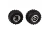 Team Associated Mt12 Wheels / Tyres Chrome (2)