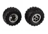 Team Associated Mt12 Wheels / Tyres Chrome (2)