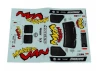 Team Associated Mt12 Monster Van Decal Sheet