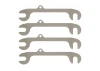 Associated RC12R6 Front Ride Height Shims - Steel