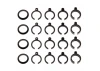 Team Associated ProSC10/Rat/ Reflex Spring Clips/Retainers