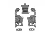 Team Associated RC10B7/T7 FT 3-Gear Gearbox Case - Carbon