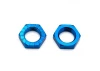 Associated Wheel Nuts - 17mm - Blue