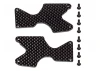 Team Associated RC8B4.1 FT Rear Suspension Arm Inserts Cf