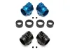Associated B5 / B5M Factory Team Aluminium Rear Hubs - Blue