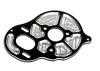 Associated Factory Team Front Motor Plate - Black (3 Gear)