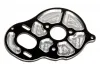 Associated Factory Team Front Motor Plate - Black (3 Gear)