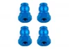 Team Associated Shock Bushings 10 mm Blue Aluminium