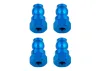 Team Associated Shock Bushings 12 mm Blue Aluminium