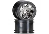 Axial 2.2 Raceline Renegade Wheels - 41mm Wide (Chrome) (2)