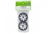 Axial 2.2 Raceline Renegade Wheels - 41mm Wide (Chrome) (2)