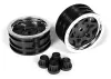 Axial 1.9 Walker Evans Wheels - Chrome/Black (2)