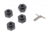 Axial 12mm Aluminium Hub (Black)