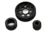 Axial AX10 Locked Transmission - Complete Metal Gear Set - Steel (3pcs)