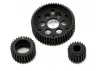 Axial AX10 Locked Transmission - Complete Metal Gear Set - Steel (3pcs)