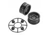 Axial 1.9 Black Rock CRC Wheels - Black (2)