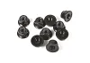 Axial M4 Serrated Nylon Lock Nut (Black) (10)