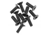Axial M2.6x8mm Hex Socket Flat Head (Black) (10)