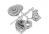 Axial LCX Transmission Case (Silver)