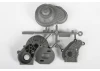 Axial LCX Transmission Case (Silver)