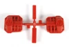Axial AR44 Differential Covers (Red)
