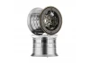 Axial 8 Spoke Beadlock Wheels (Black Chrome)