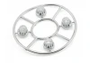 Axial Hub Cover Set - Satin Chrome (4)