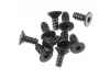 Axial M2.6x6mm Hex Socket Tapping Flat Head (Black) (10) ** CLEARANCE **