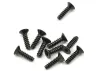 Axial M2.6x10mm Hex Socket Tapping Flat Head (Black) (10)