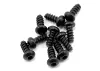 Axial M2.6x6mm Hex Socket Tapping Button Head (Black) (10)