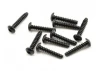 Axial M3x15mm Hex Socket Tapping Button Head (Black) (10)