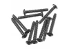 Axial M3x20mm Hex Socket Tapping Button Head (Black) (10)