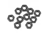 Axial M3 Thin Hex Nut (Black) (10)