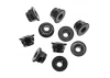 Axial M4 Nylon Locking Flanged Hex Nut (Black) (10)